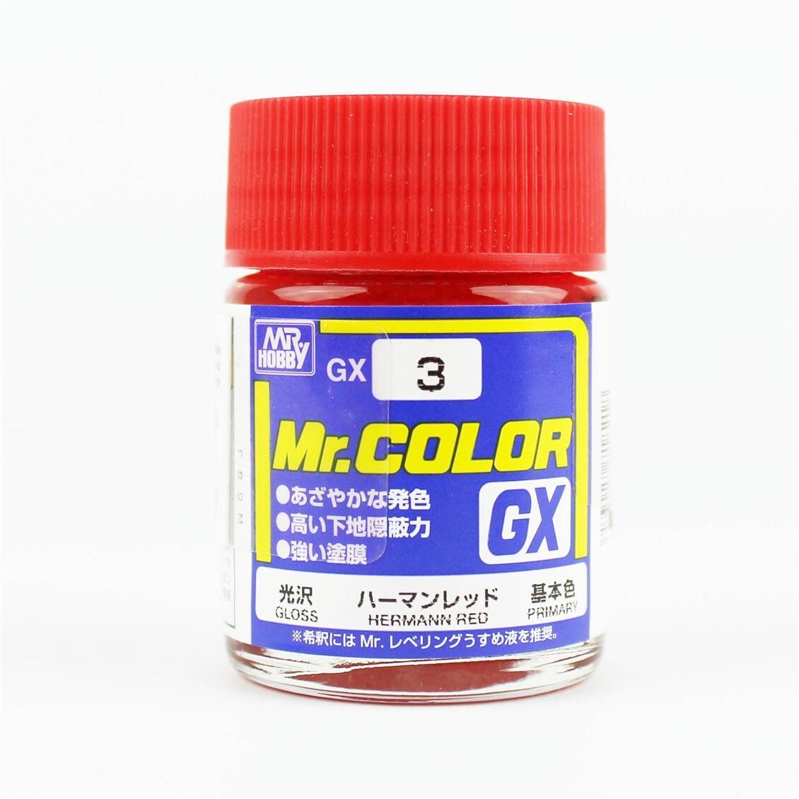 Mr.Hobby GX-3 18 ml. Harmann Red, Mr.Color Serisi Model Boyası