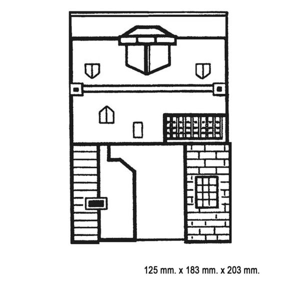 Faller 130448 1/87 Ölçek, Allianz Sigorta Acentalı Mağazalı Bina, Plastik Model Kiti