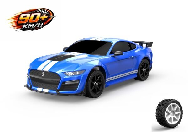 MJX 1/10 Ford Mustang Shelby GT500 10306 Hyper GO 4x4 Fırçasız (Brushless) Motor ve Escli, 2.4 Ghz. Uzaktan Kumandalı On-Road Araç 3S Li-po Versiyon + 4 Adet Yedek Lastik