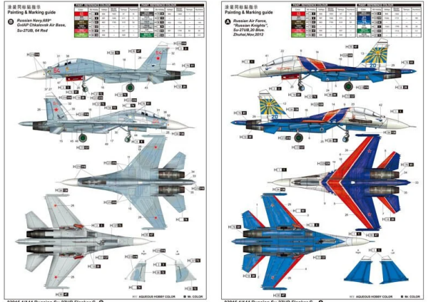 1/144 Rus.Su-27 UB Flanker C