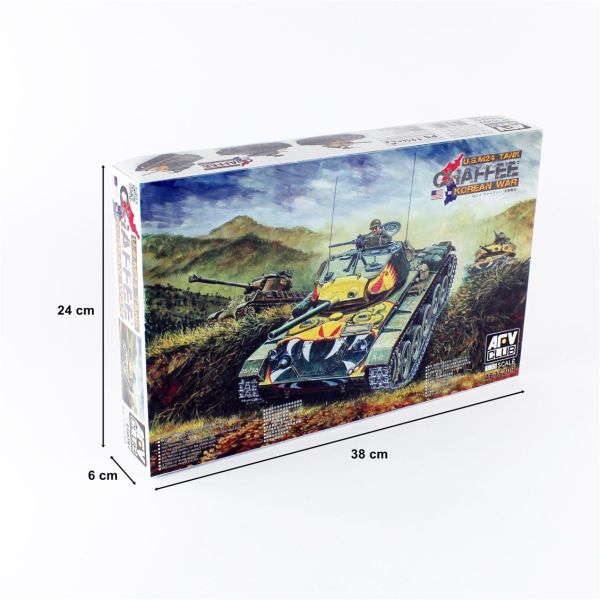 AFV Club AF35209 1/35 Ölçek, M24 Chaffee (Korea Savaşı) Tankı, Plastik Model kiti