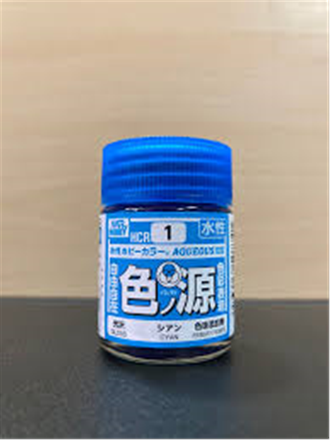 Mr.Hobby HCR-1 18 ml. Primary Color Pigment Cyan, Aqueous Serisi Model Boyası