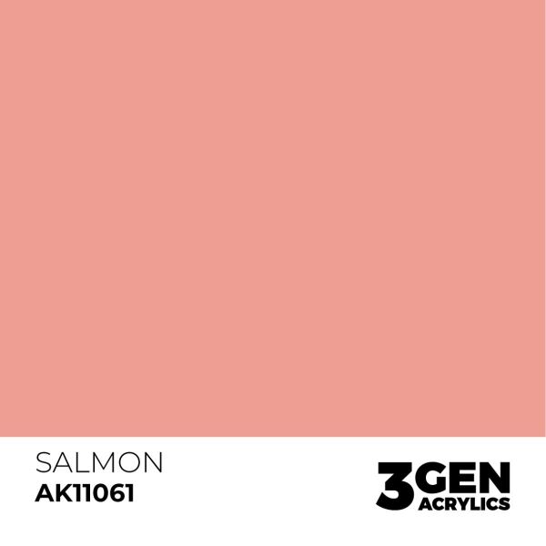 AK 11061 17 ml. Salmon, 3GEN Akrilik Model Boyası