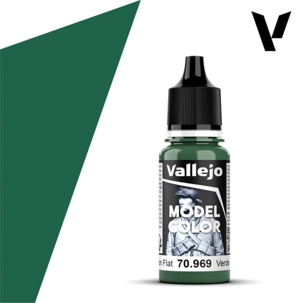 Vallejo 70969 18 ml. (078) Park Green Flat-Matt, Model Color Serisi Model Boyası