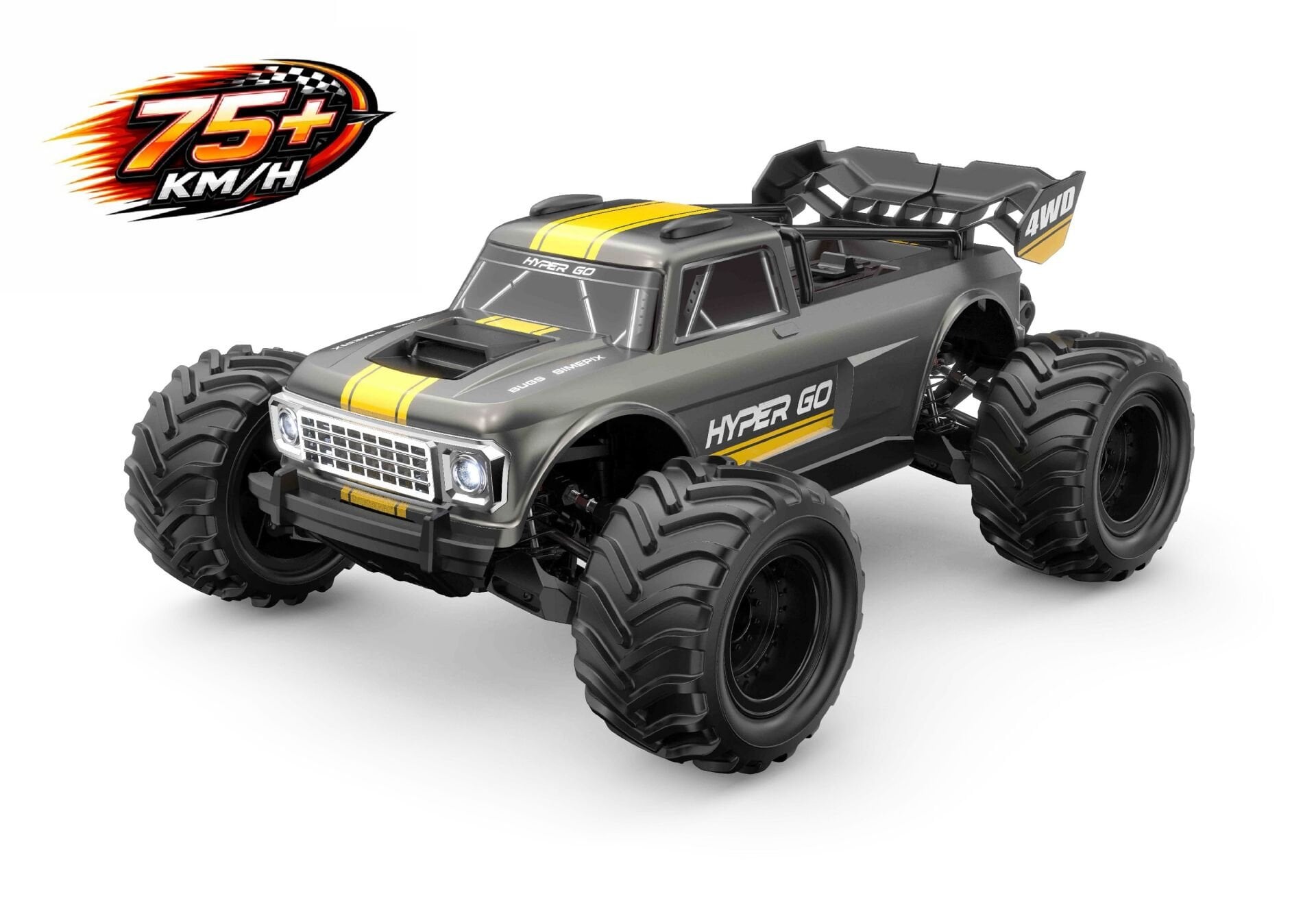MJX 1/10 10210 Hyper GO 4x4 Fırçasız (Brushless) Motor ve Escli, Su Geçirmez (Waterproof) 2.4 Ghz. Uzaktan Kumandalı Arazi Aracı 2S Li-po Versiyon