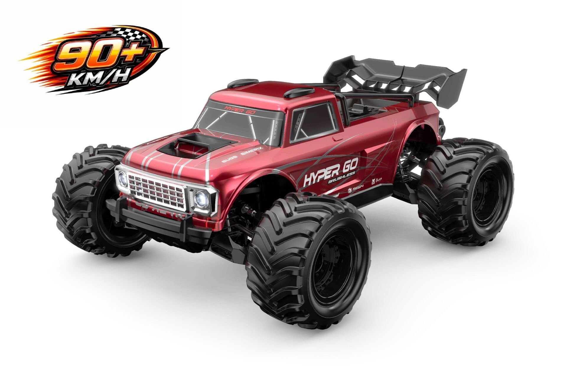MJX 1/10 10210 Hyper GO 4x4 Fırçasız (Brushless) Motor ve Escli, Su Geçirmez (Waterproof) 2.4 Ghz. Uzaktan Kumandalı Arazi Aracı 3S Li-po Versiyon