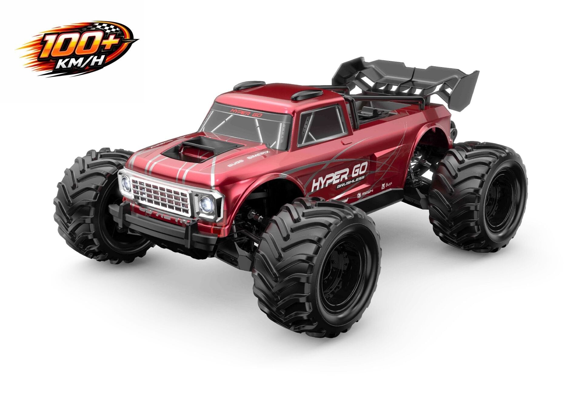 MJX 1/10 10210 Hyper GO 4x4 Fırçasız (Brushless) Motor ve Escli, Su Geçirmez (Waterproof) 2.4 Ghz. Uzaktan Kumandalı Arazi Aracı 4S Li-po Versiyon