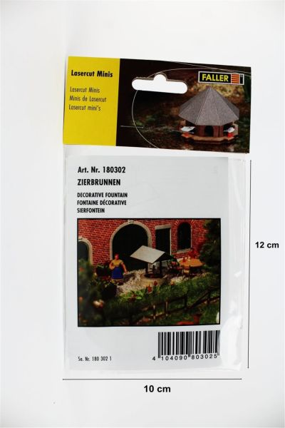 Faller 180302 1/87 Ölçek, Dekoratif Çeşme, Plastik Model Kiti