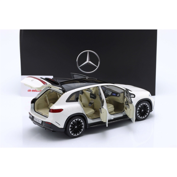 NZG B66960590 1/18 Ölçek,- MERCEDES BENZ - EQS SUV (X296) VON MERCEDES-EQ 2022, Sergilemeye Hazır Metal Araba Modeli