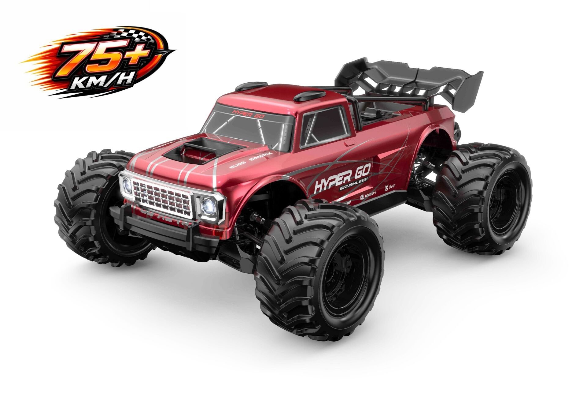 MJX 1/10 10210 Hyper GO 4x4 Fırçasız (Brushless) Motor ve Escli, Su Geçirmez (Waterproof) 2.4 Ghz. Uzaktan Kumandalı Arazi Aracı 2S Li-po Versiyon