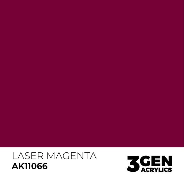 AK 11066 17 ml. Laser Magenta, 3GEN Akrilik Model Boyası