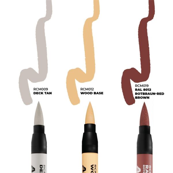 AK RCM104 Real Colors Marker Seti, Gemi ve Güverte Boyama, 3 Adet