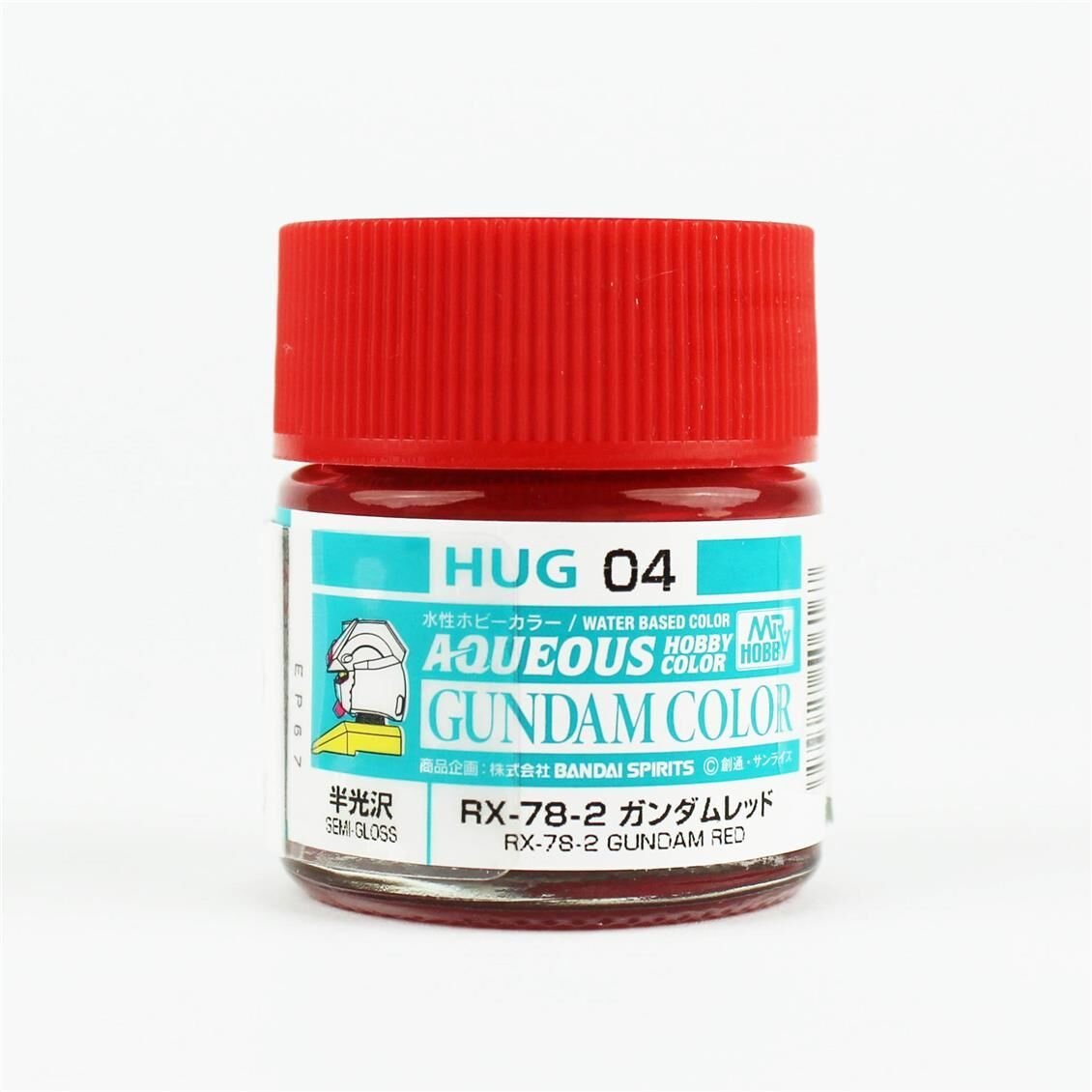 Mr.Hobby HUG-04 10 ml. RX78-2 Gundam Red, Aqueous Gundam Serisi Model Boyası
