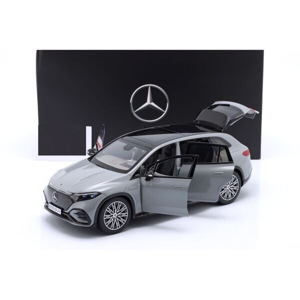 NZG B66960591 1/18 Ölçek,- MERCEDES BENZ - EQS SUV (X296) VON MERCEDES-EQ 2022, Sergilemeye Hazır Metal Araba Modeli