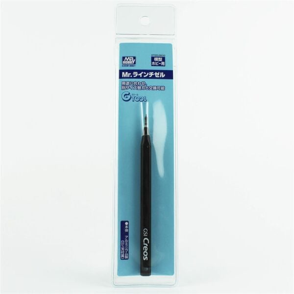Mr.Hobby GT-65 Line Chisel, 0.3 mm Uclu Detaylandırma Bıçağı