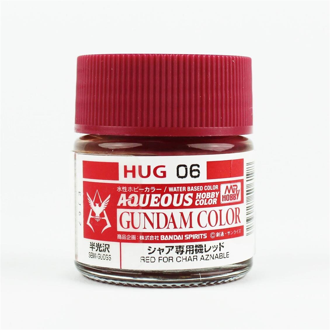 Mr.Hobby HUG-06 10 ml. Red For Char Aznable, Aqueous Gundam Serisi Model Boyası