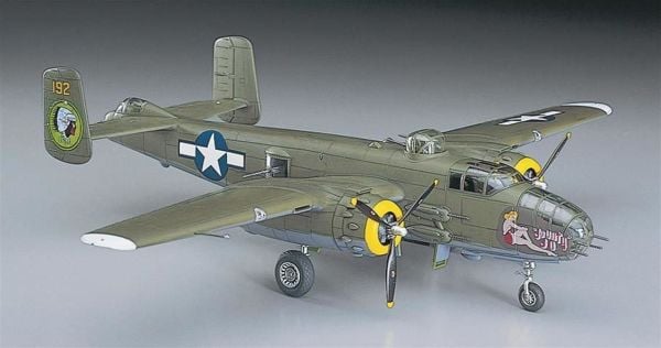 Hasegawa E16 546 1/72 Ölçek, B-25J Mitchell, Savaş Uçağı, Plastik Model kiti