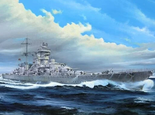 1/350 German Cruiser Prinz Eugen 1945