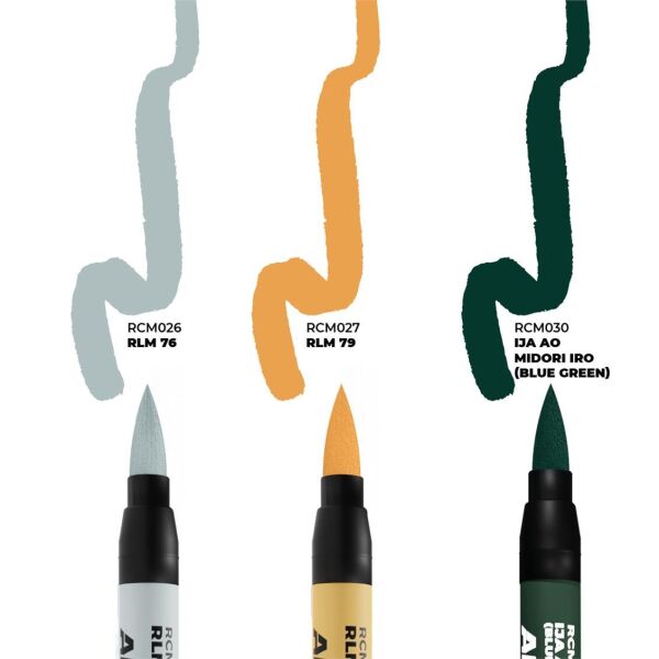 AK RCM111 Real Colors Marker Seti, Uçak Kamuflaj Boyama, 3 Adet