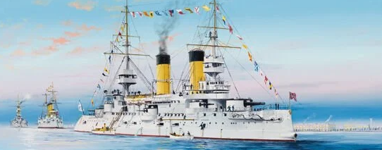 1/350 Russian NAVY Tesarevivh Battleship 1904