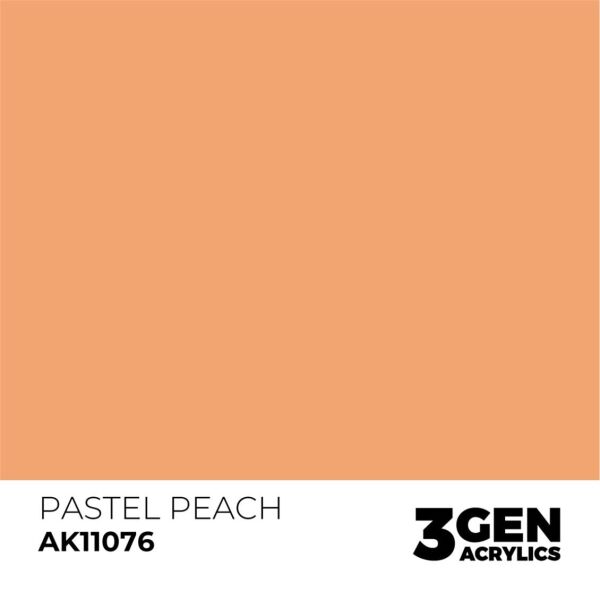 AK 11076 17 ml. Pastel Peach, 3GEN Akrilik Model Boyası