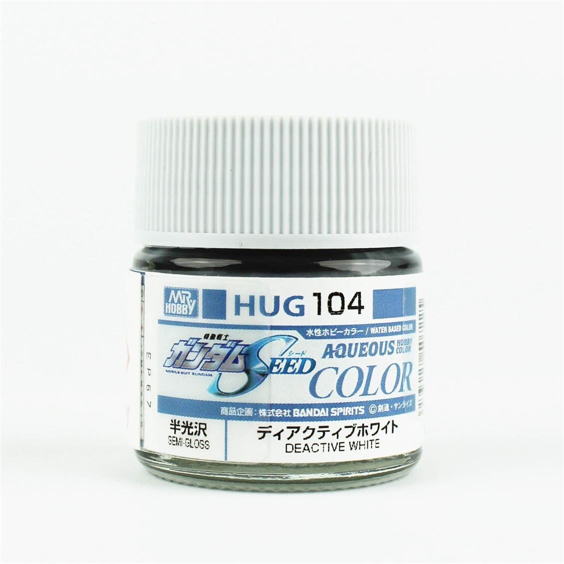 Mr.Hobby HUG-104 10 ml. Deactive White, Aqueous Gundam Serisi Model Boyası