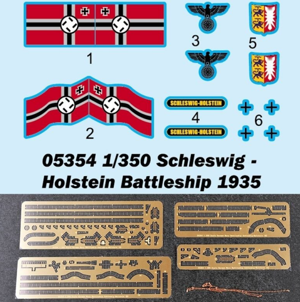 1/350 Schleswig Holstrin Battleship 1935