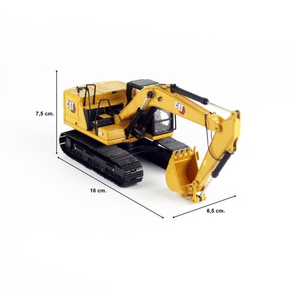 Diecast Masters 85569 1/50 Ölçek, Cat 320 Hydraulic Excavator, Sergilemeye Hazır Metal İş Makinası Modeli