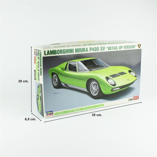 Hasegawa 20439 1/24 Ölçek, Lamborghini Miura P400 SV, Otomobil Plastik Model Kiti