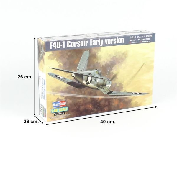 HobbyBoss 80381 1/48 Ölçek, F4U-1 Corsair (Erken Dönem), Savaş Uçağı, Plastik Model kiti