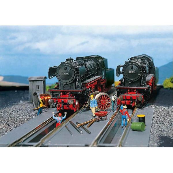 Faller 120136 1/87 Ölçek, Lokomotif Tamir Rampası ( 2 Adet ), Plastik Model Kiti