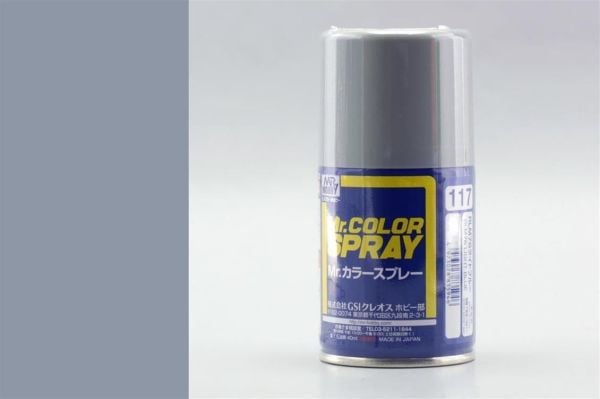 Mr.Hobby S-117 100 ml. RLM76 Light Blue, Sprey Mr.Color Serisi Model Boyası