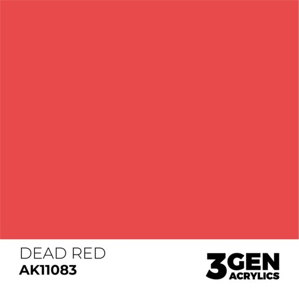 AK 11083 17 ml. Dead Red, 3GEN Akrilik Model Boyası