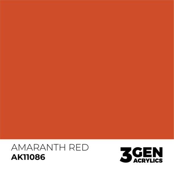AK 11086 17 ml. Amaranth Red, 3GEN Akrilik Model Boyası