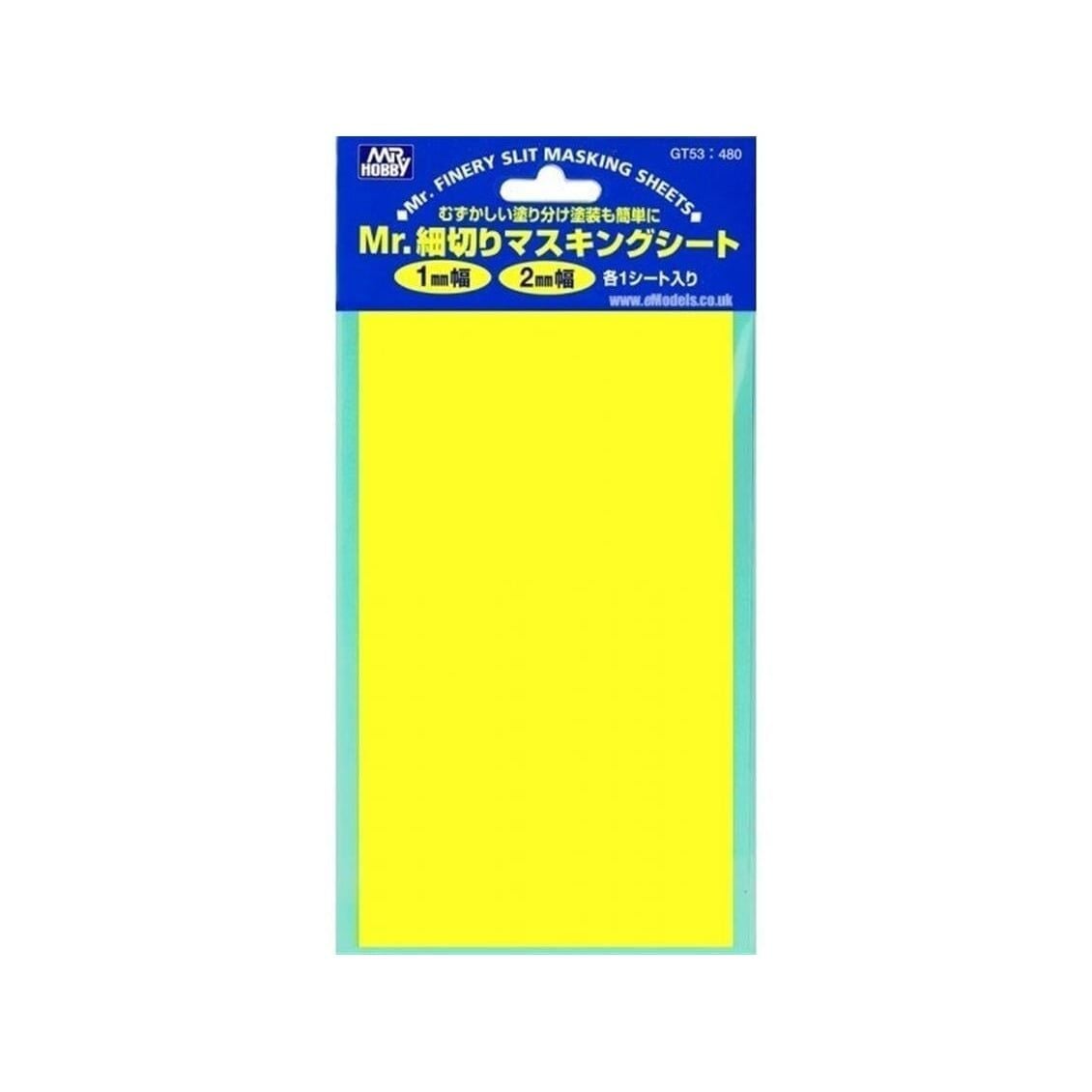 Mr.Hobby GT-53 Boya Maskeleme Şeritleri, 1x166mm 90 Adet, 2x166mm 45 Adet