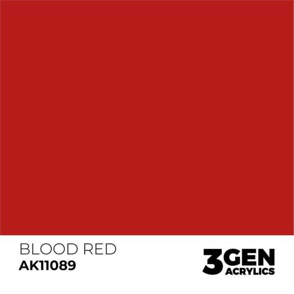 AK 11089 17 ml. Blood Red, 3GEN Akrilik Model Boyası