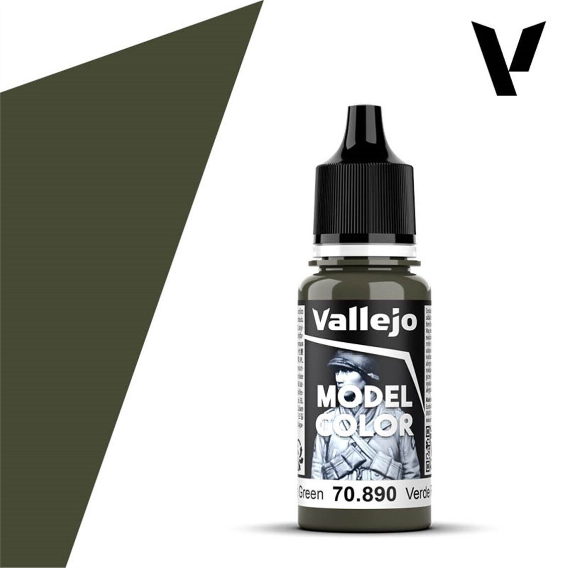 Vallejo 70890 18 ml. (106) Retractive Green-Matt, Model Color Serisi Model Boyası