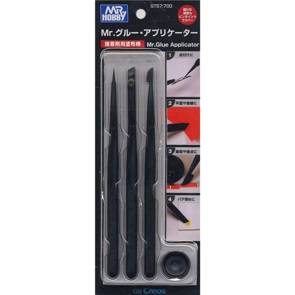 Mr.Hobby GT-57 Yapıştırıcı ve Macun Uygulama Küreği, 3 Adet