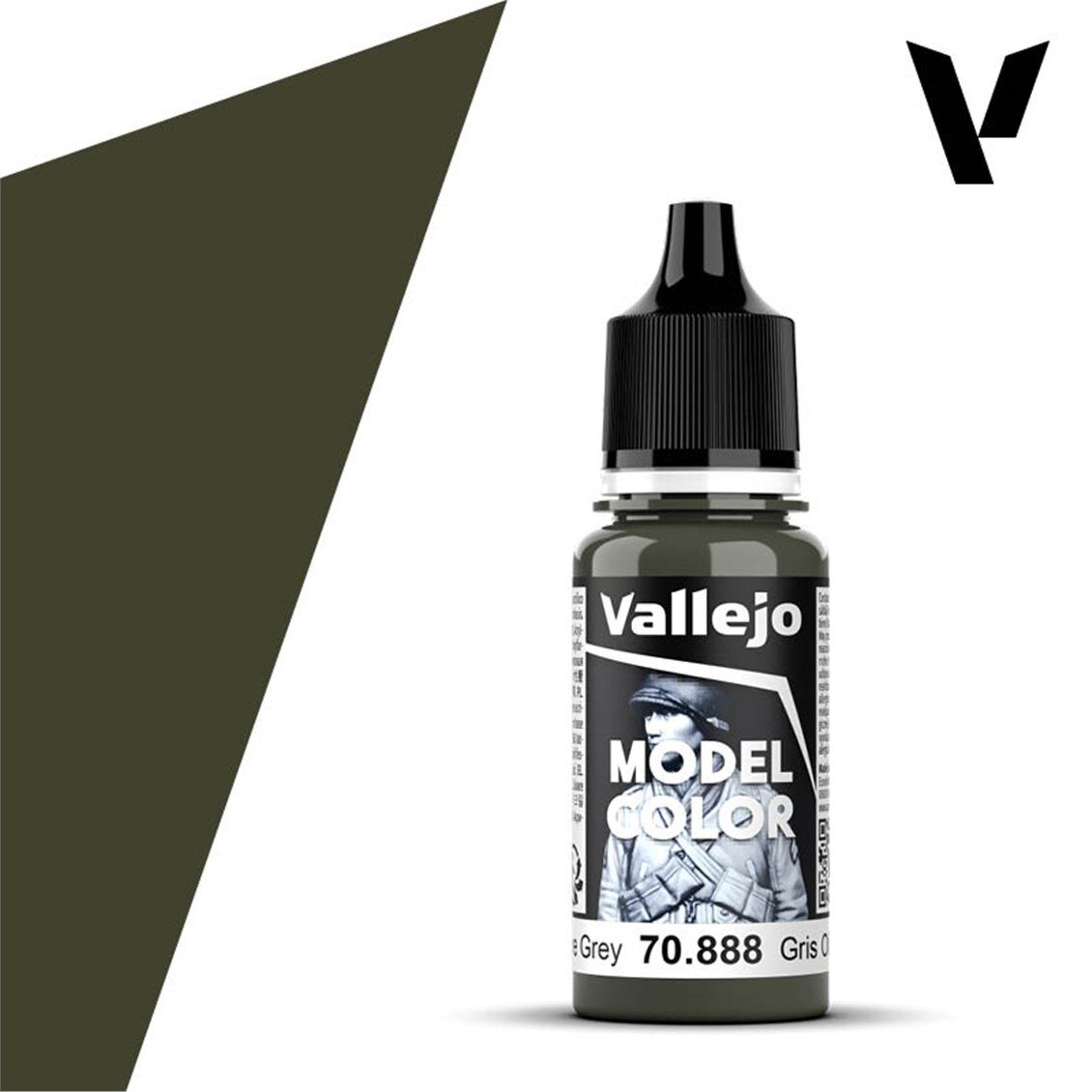 Vallejo 70888 18 ml. (107) Olive Grey-Matt, Model Color Serisi Model Boyası