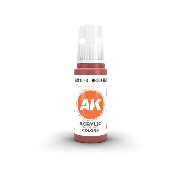 AK 11093 17 ml. Brick Red, 3GEN Akrilik Model Boyası