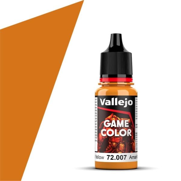 Vallejo 72007 18 ml. Gold Yellow, Game Color Serisi Model Boyası