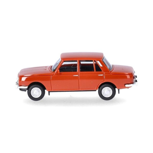 Herpa 022903-007 1/87 Ölçek, Wartburg 353 1966, Kahve Turuncu, Sergilemeye Hazır Model Araç
