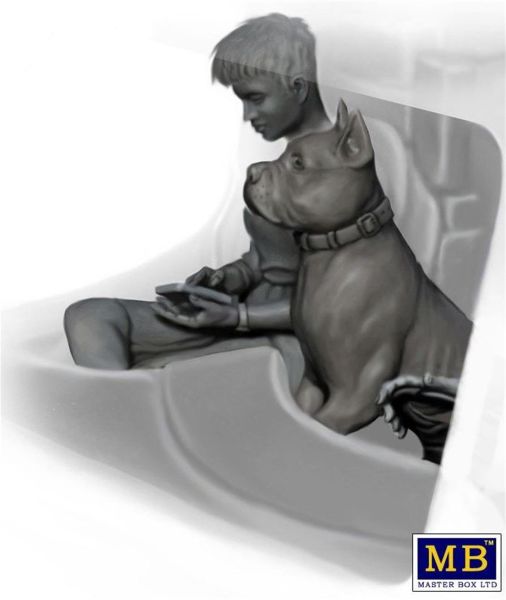 MasterBox 24045 1/24 Ölçek, Kamyon Sürücüsü Serisi, Joni And Maxx, Plastik Figür Kiti
