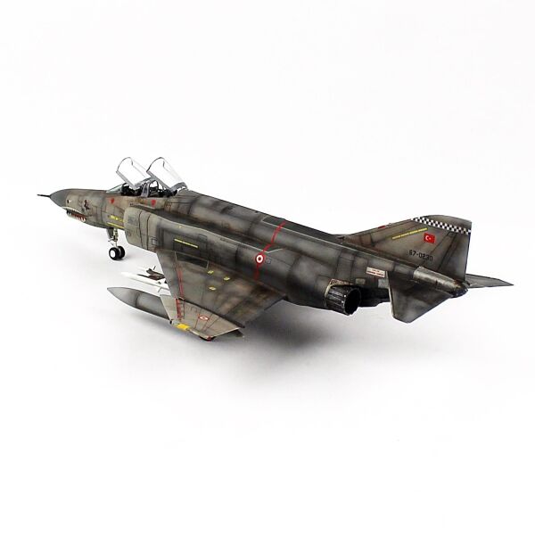 QD199 1/48 Ölçek, F-4E Terminatör, Sergilemeye Hazır Model Uçak