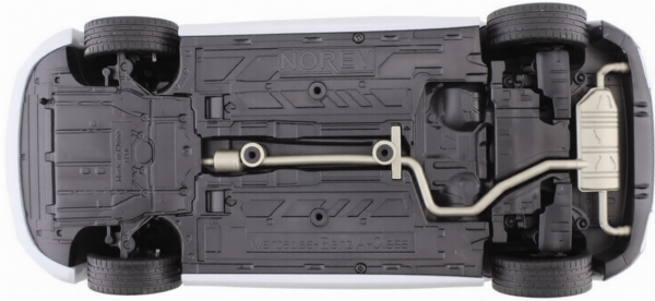 Nzg 66960429 1/18 Ölçek, Mercedes Benz A-Klasse, Digital White Metallic, Sergilemeye Hazır Metal Araba Modeli