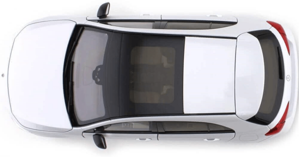 Nzg 66960429 1/18 Ölçek, Mercedes Benz A-Klasse, Digital White Metallic, Sergilemeye Hazır Metal Araba Modeli