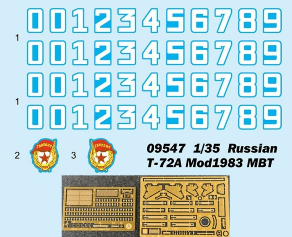1/35 Russ.T-72A Mod 1983 MBT