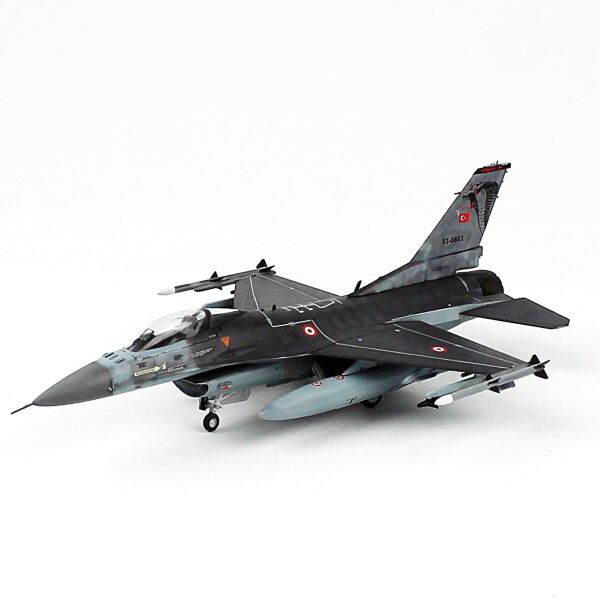 QD601 1/72 Ölçek, F-16C B-50 Savaşan Şahin, Kobra 191.Filo,Sergilemeye Hazır Model Uçak