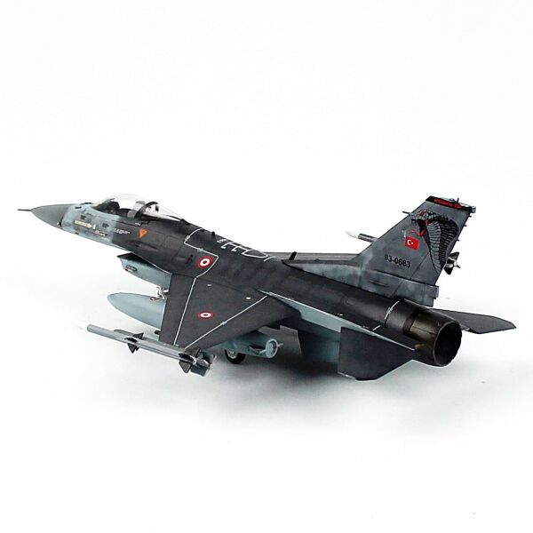 QD601 1/72 Ölçek, F-16C B-50 Savaşan Şahin, Kobra 191.Filo,Sergilemeye Hazır Model Uçak