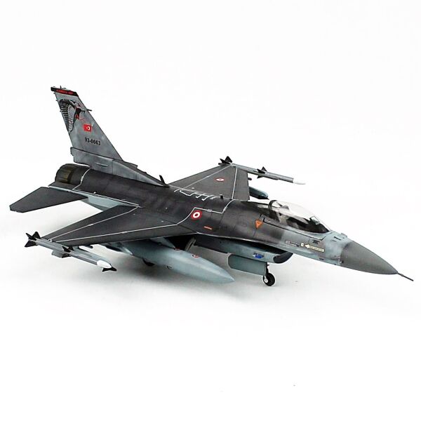 QD601 1/72 Ölçek, F-16C B-50 Savaşan Şahin, Kobra 191.Filo,Sergilemeye Hazır Model Uçak